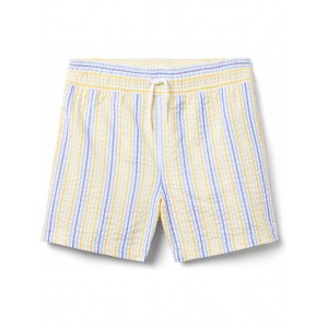 Seersucker Pull-On Shorts (Toddler/Little Kid/Big Kid) Yellow