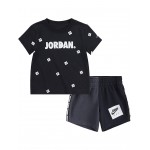 Jordan Jumpman Box Tee/Shorts Set (Infant) Black