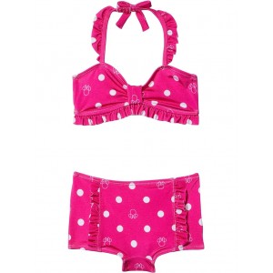 Polka Dot Minnie Mouse Two-Piece Swimsuit (Toddler/Little Kids/Big Kids) Pink