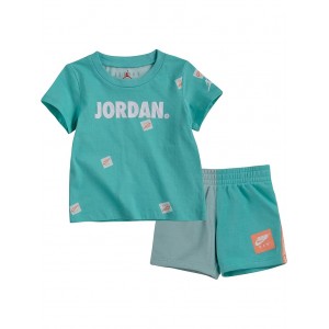 Jordan Jumpman Box Tee/Shorts Set (Infant) Tropical Twist