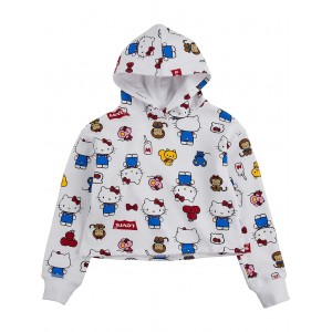 Levis x Hello Kitty Boxy Fit Hoodie (Little Kids) White