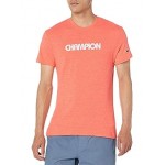 Graphic Powerblend Tee Red Glow Pe Heather