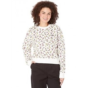 All Over Long Sleeve Crew Marshmallow