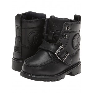 Ranger Hi II Boot (Toddler) Black Leather