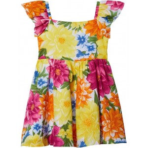 Summer Floral Dress (Toddler/Little Kids/Big Kids) Multicolor