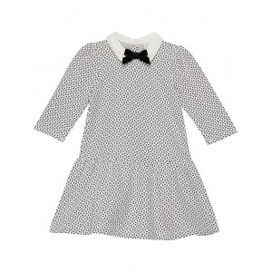 Jacquard Collar Dress (Toddler/Little Kids/Big Kids) Black