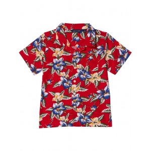 Floral Button-Up Shirt (Toddler/Little Kids/Big Kids) Multicolor