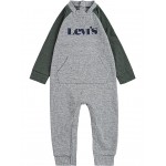 Color-Blocked Coverall (Infant) Grey Heather