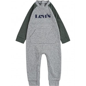 Color-Blocked Coverall (Infant) Grey Heather
