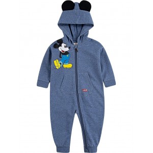 Levis x Disney Mickey Mouse Zip Coverall (Infant) Navy Heather