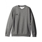 Core 18 Sweatshirt Top (Little Kids/Big Kids) Dark Grey Heather/Black