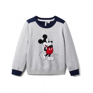 Mickey Pullover Sweater (Toddler/Little Kids/Big Kids) Grey