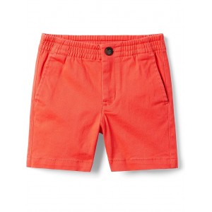 Coral Pull-On Shorts (Toddler/Little Kids/Big Kids) Red