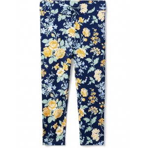 Floral Ponte Pants (Toddler/Little Kids/Big Kids) Multicolor