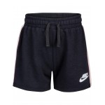 French Terry Shorts (Toddler/Little Kids) Black