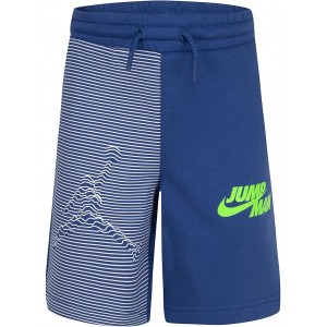 Jumpman X Nike Fleece Shorts (Toddler/Little Kids/Big Kids) Dark Marina Blue