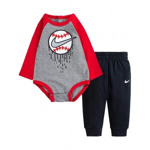 Sportball Bodysuit Pants Set (Infant) Black 1