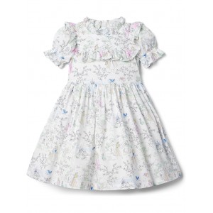 Printed Aurora Dress (Toddler/Little Kids/Big Kids) White