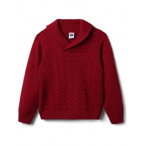 Cable Pullover Sweater (Toddler/Little Kids/Big Kids) Red