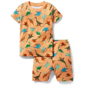 Dino Skate Short Tight Fit Sleepwear (Toddler/Little Kids/Big Kids) Multicolor