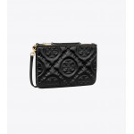 T MONOGRAM EMBOSSED POUCH