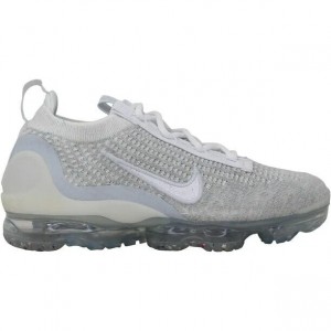 air vapormax 2021 flyknit dc4112-100 womens white running shoes 6.5 nr6380