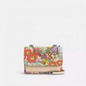 klare crossbody bag with floral print