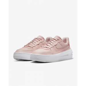air force 1 plt.af.orm dj9946-602 women pink oxford white leather shoe of32