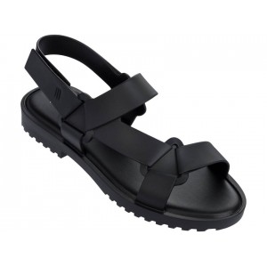 womens connected sandal in black