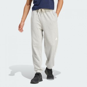 mens lounge french terry colored melange pants