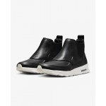 air max thea mid 859550-001 womens black sail leather chelsea boots luv1