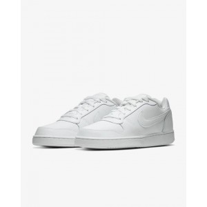 ebernon low aq1779-100 womens white leather sneaker shoes size us 7 az504
