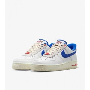 air force 1 07 dr0148-100 womens blue white leather shoes size us 9 luv82