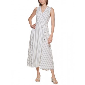 womens striped long maxi dress