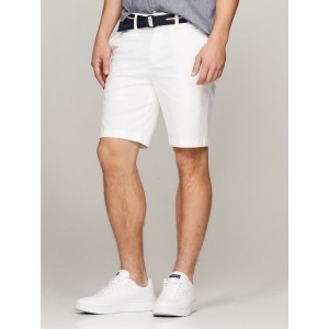 mens belted twill 9 club short
