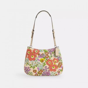 penelope shoulder bag with floral print