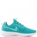 womens roshe two shoes in washed teal/white