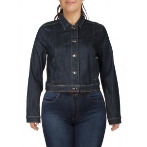 womens jean short denim jacket