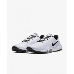 flex control 4 cd0197-100 mens white/black workout sneaker shoes xxx382