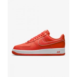 air force 1 07 dv0788-600 mens picante red white leather skate shoes pro50