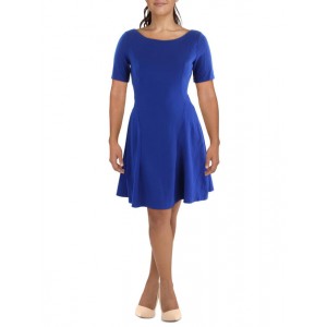 womens panel a-line fit & flare dress