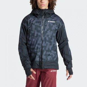 mens terrex xperior 2l insulated rain.rdy graphic jacket