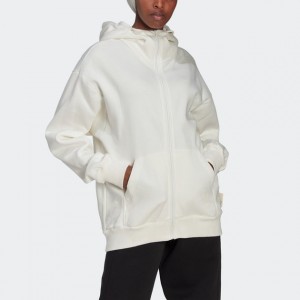 womens studio lounge fleece full-zip hoodie