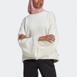 womens studio lounge fleece sweatshirt