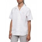 mens cotton collared button-down shirt