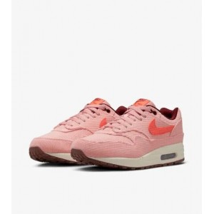 air max 1 prm fb8915-600 mens coral stardust running shoes size us 9 xxx741