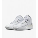 air jordan 2 dr8884-100 mens white mid top basketball sneaker shoes hhh28