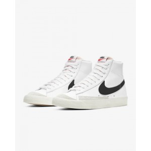 blazer mid 77 vintage bq6806-100 mens white/black skate sneaker shoes cg1