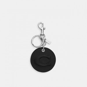 mirror bag charm with signature
