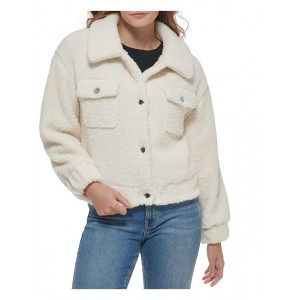 womens teddy cold weather faux fur coat